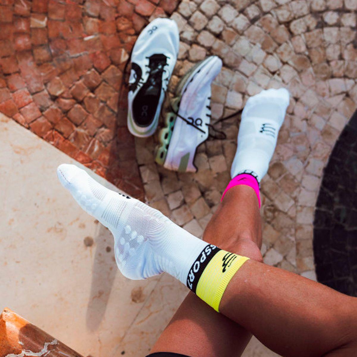 Calcetín Mid Compression V2.0 Blanco-3