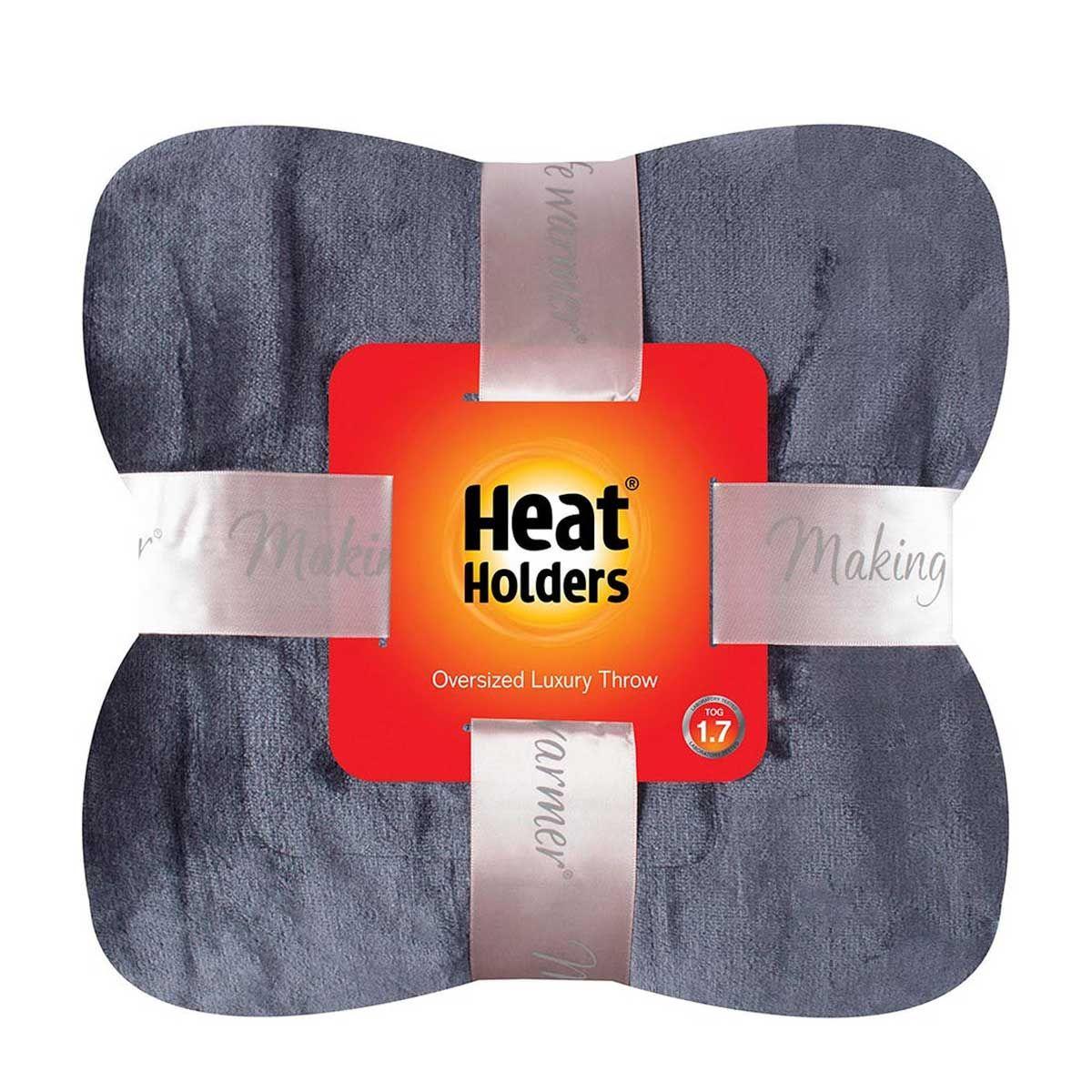 Manta Térmica 2 plz Gris Oscuro - Heat Holders-1
