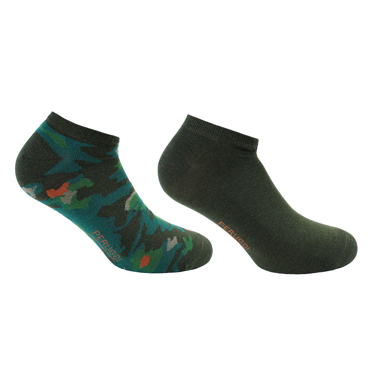 2 Pares Calcetín Bamboo Camuflaje Largo 0/4 Olivo-0