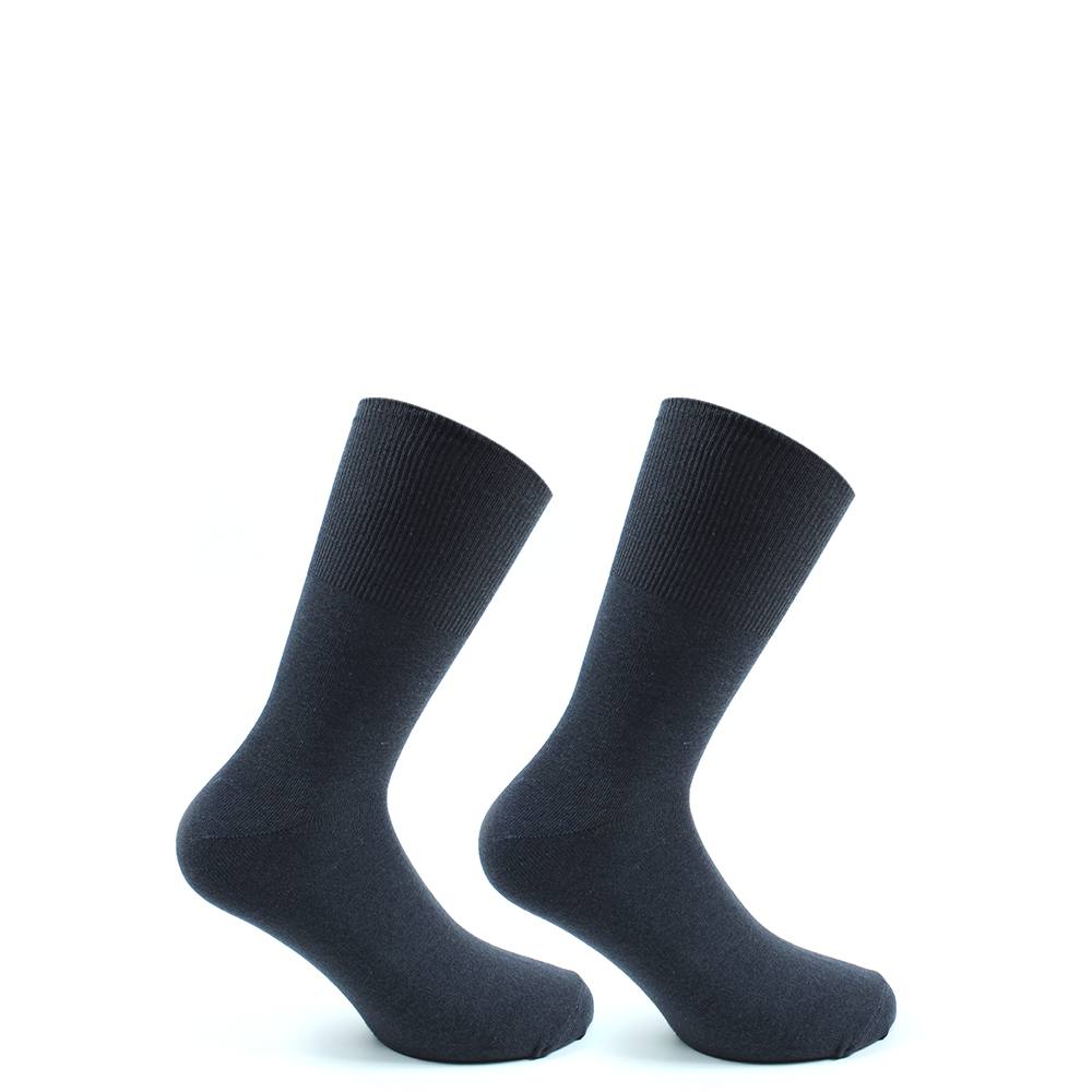 2 Pares Calcetines Bamboo La Puño Suave Marengo-0