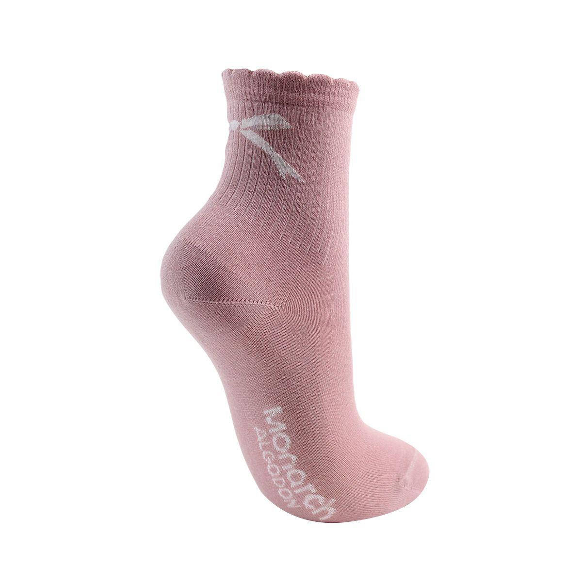 2 Pares Calcetín Bamboo Cintas Largo 2/4 Blanco-2