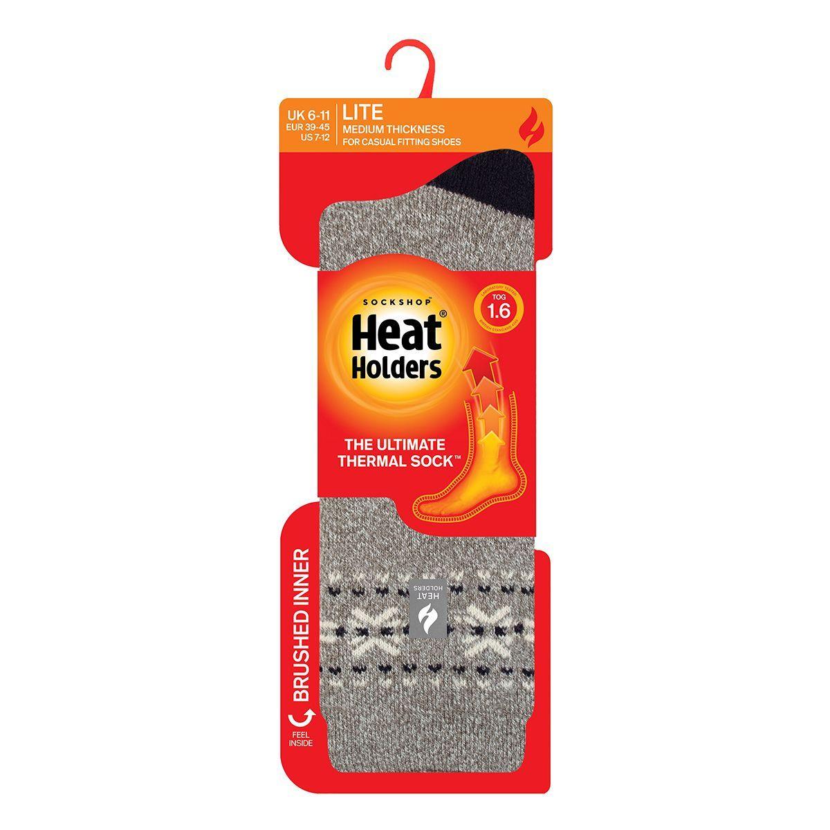 Calcetín Lite Matterhorn Gris Heat Holders-2