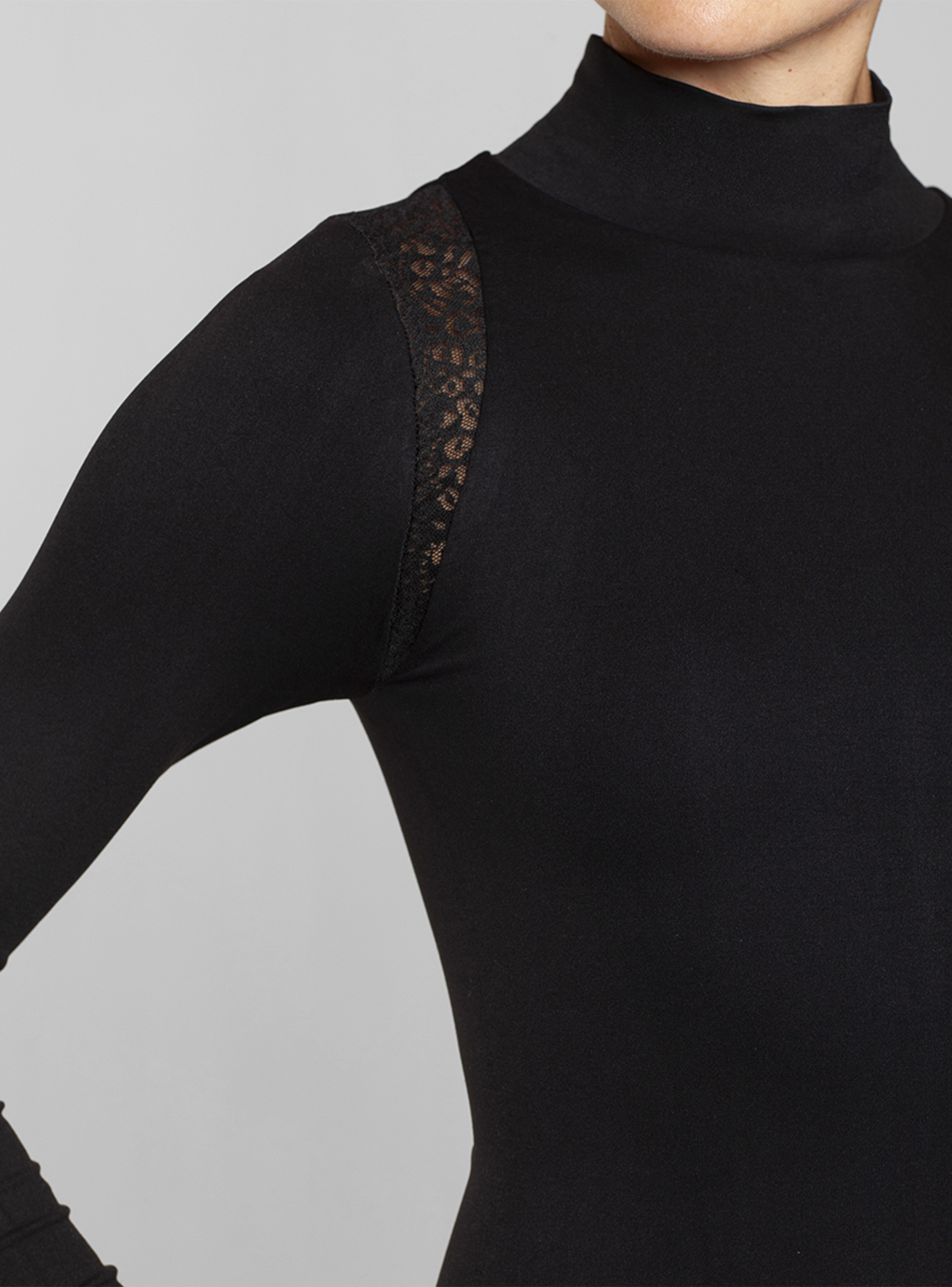 Top Body Beatle Hombros Encaje Lasst-5