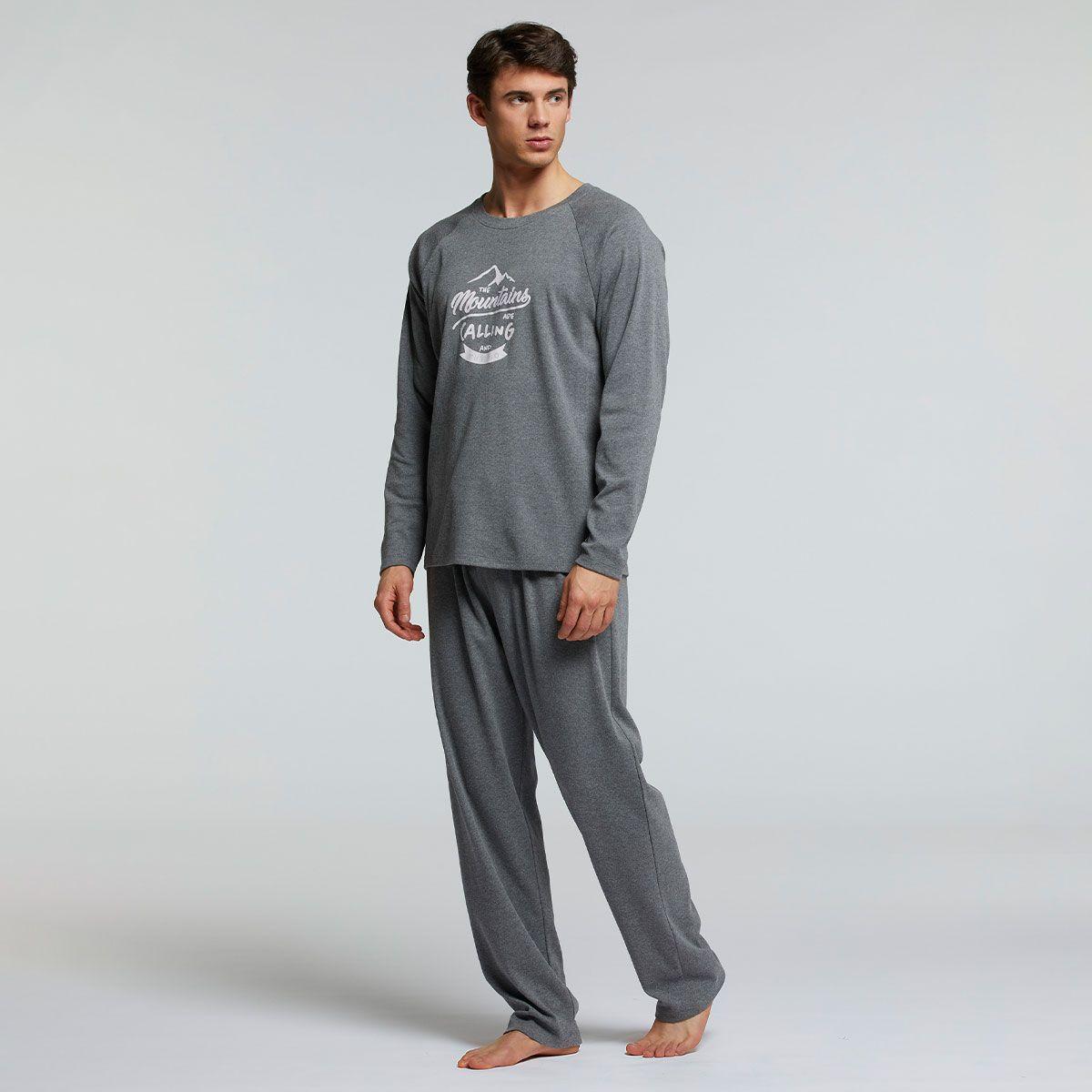 Pijama Sangiovese Gris Pompea-2