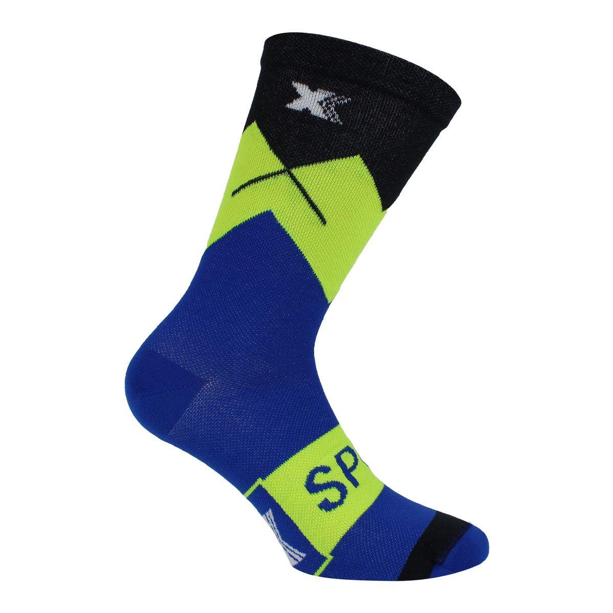 Calcetín Sport Xpert 3/4 Rombo - Azul-0