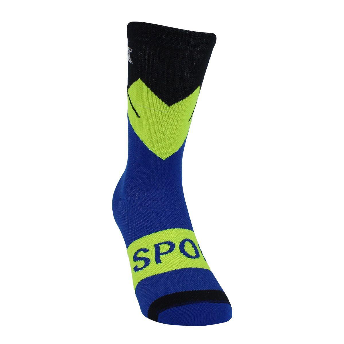 Calcetín Sport Xpert 3/4 Rombo - Azul-2