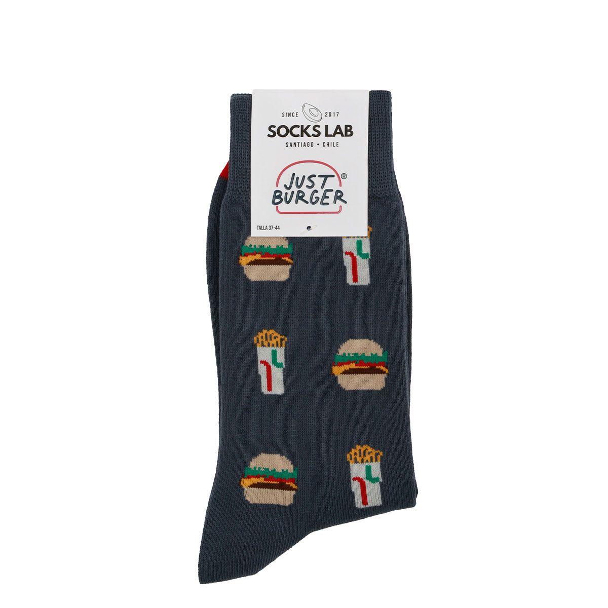 Calcetín Algodón Peinado - Just Burger Socks Lab-1