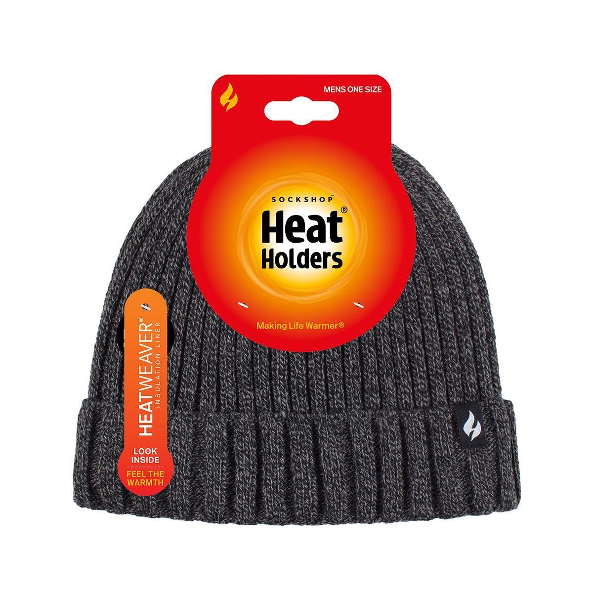 Gorro Con Vueta Lawson Gris Heat Holders-2
