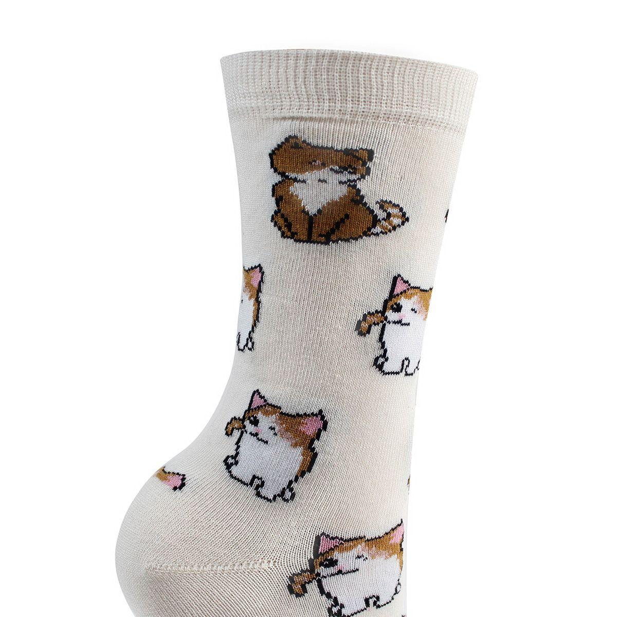 2 Pares Calcetín Bamboo Iconos Lino Monarch-2