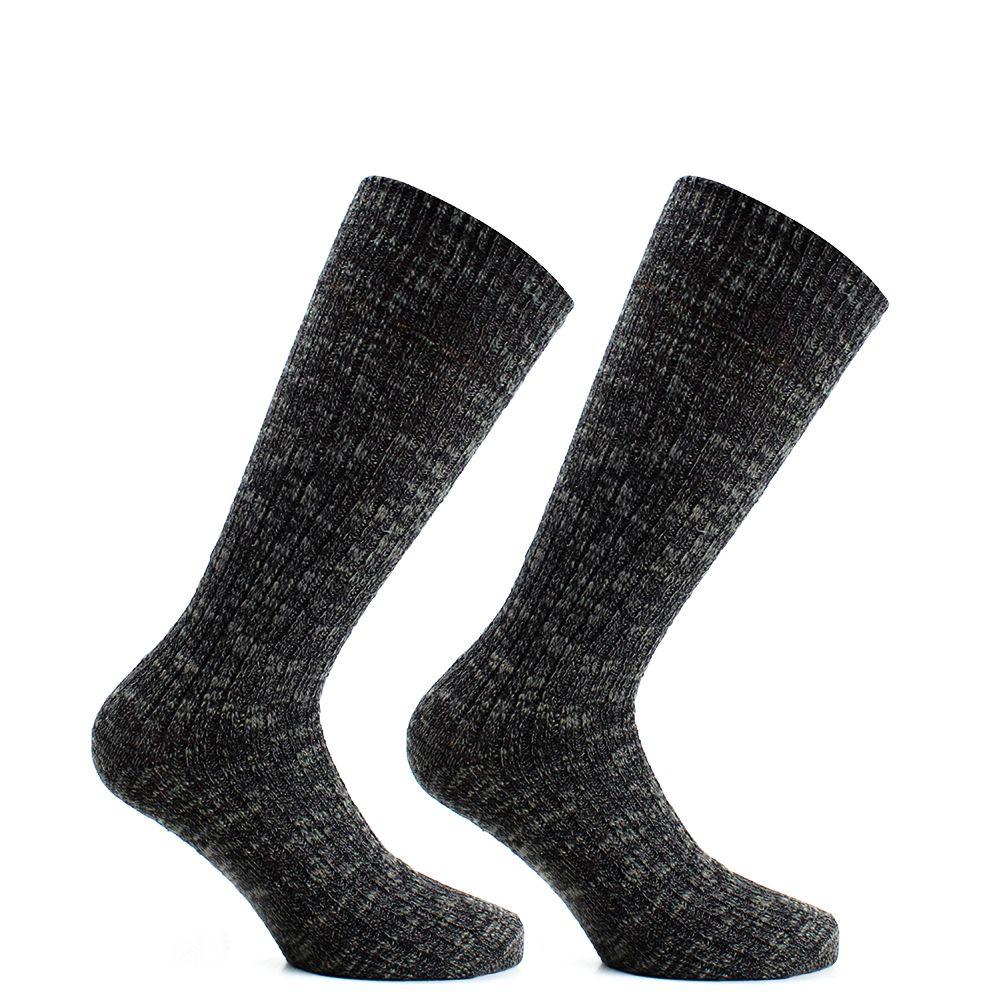 Calcetín Bi-Pack Algodon Rustic Negro-0