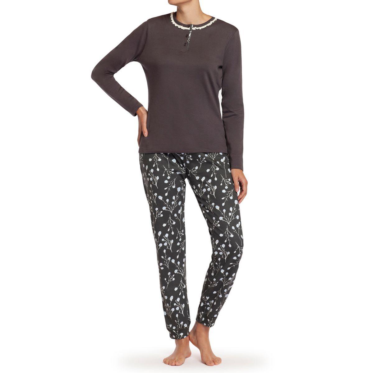 Pijama Fassa Gris Pompea-0