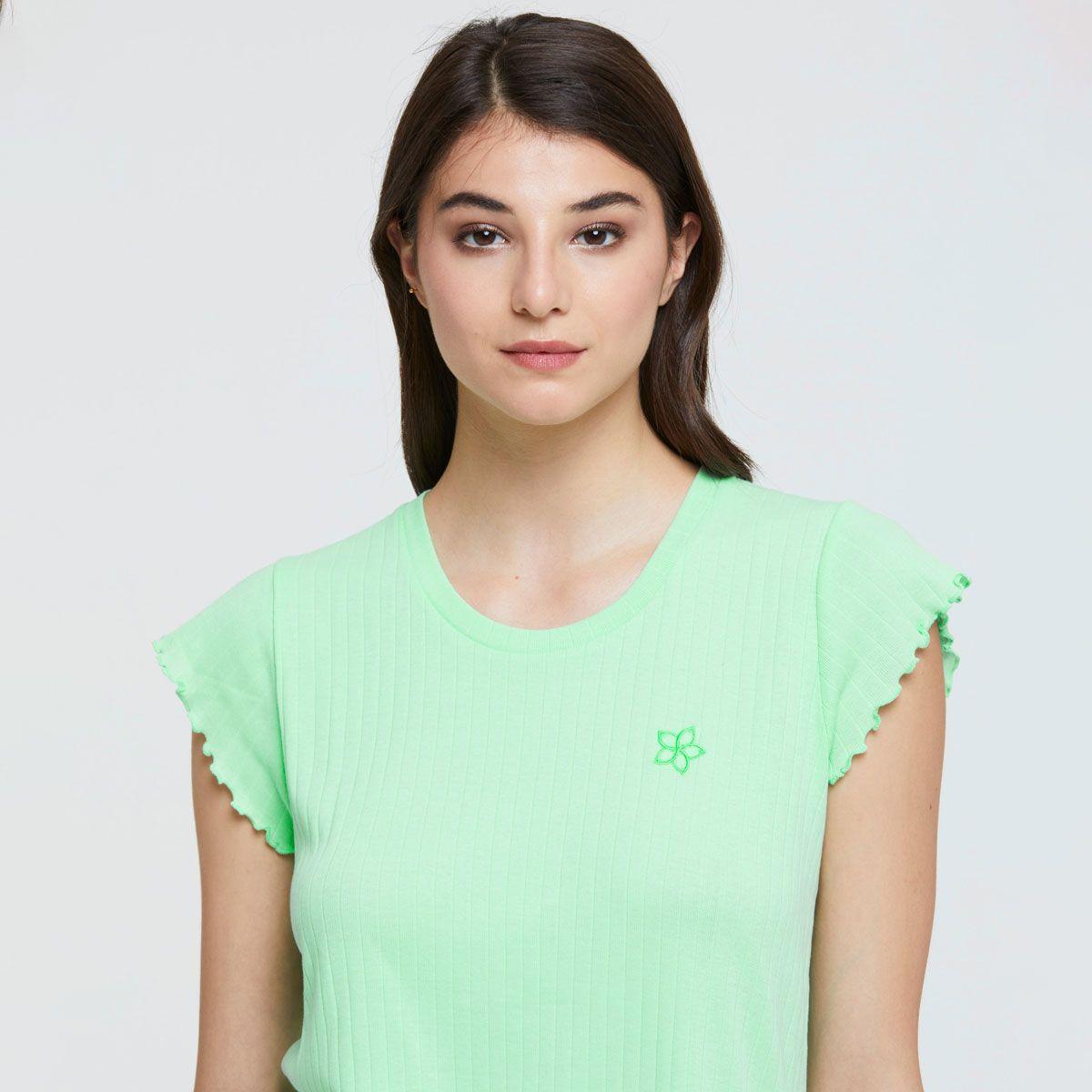 Pijama Short Martha Verde Pompea-4