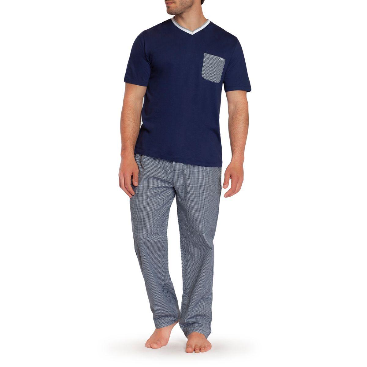Pijama Algodón Tristan Azul marino-0