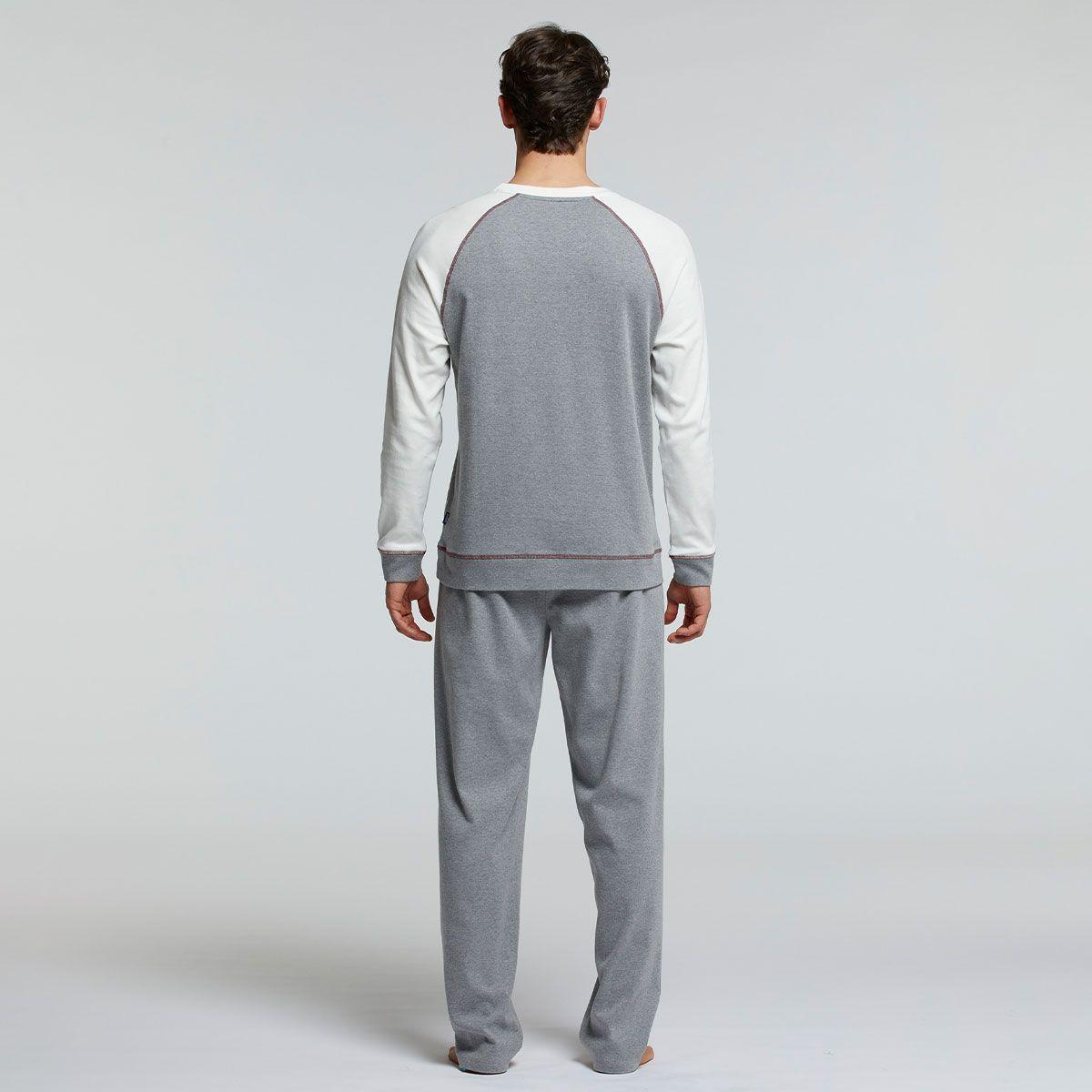 Pijama Greco Gris Pompea-1