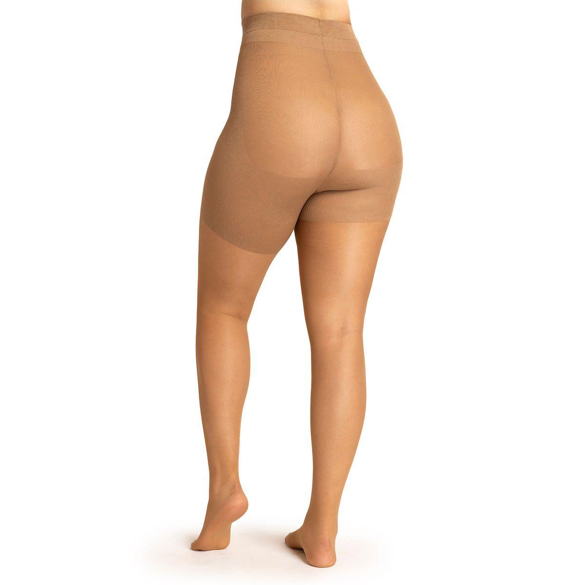 Panty Reductiva Push Up Beige Oscuro-3