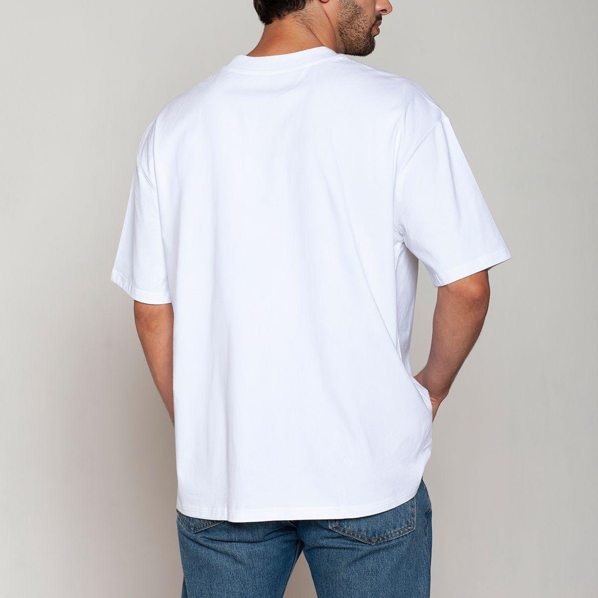 Polera Algodón Oversize Blanco Tais-1