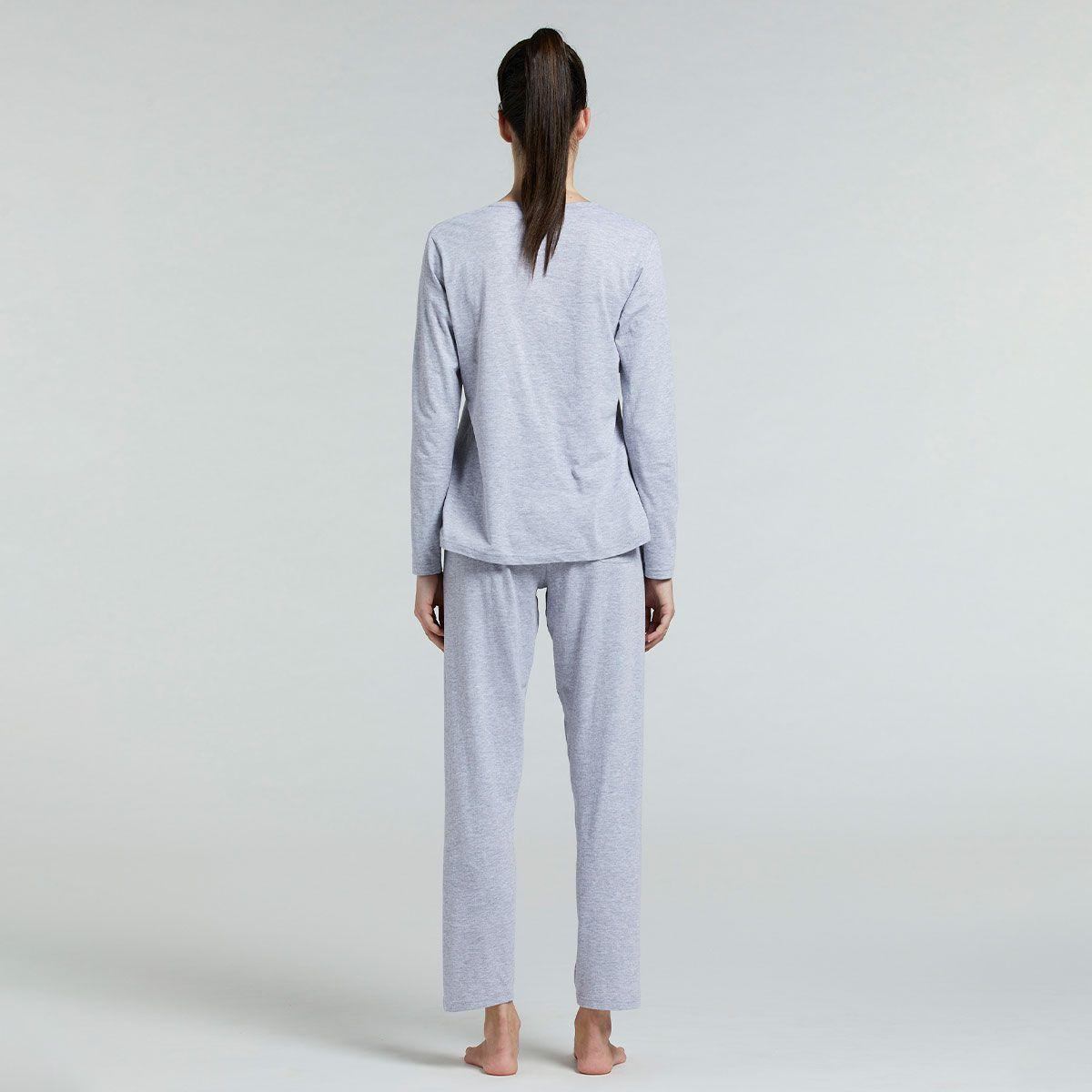 Pijama Lily Gris Pompea-1