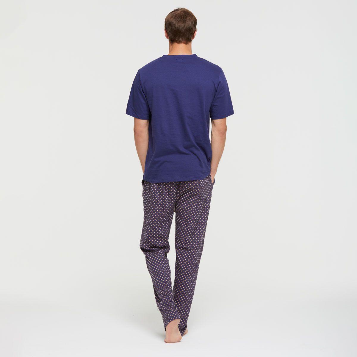 Pijama Pantalón Claudio Azul Pompea-2