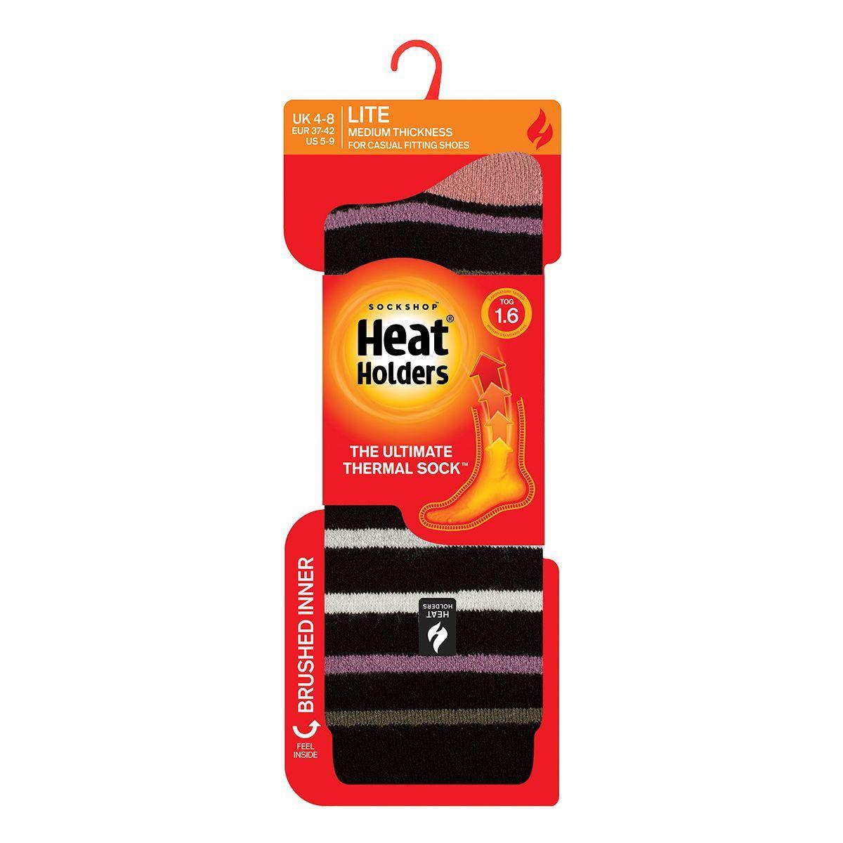 Calcetín Lite Annika Negro Heat Holders-2