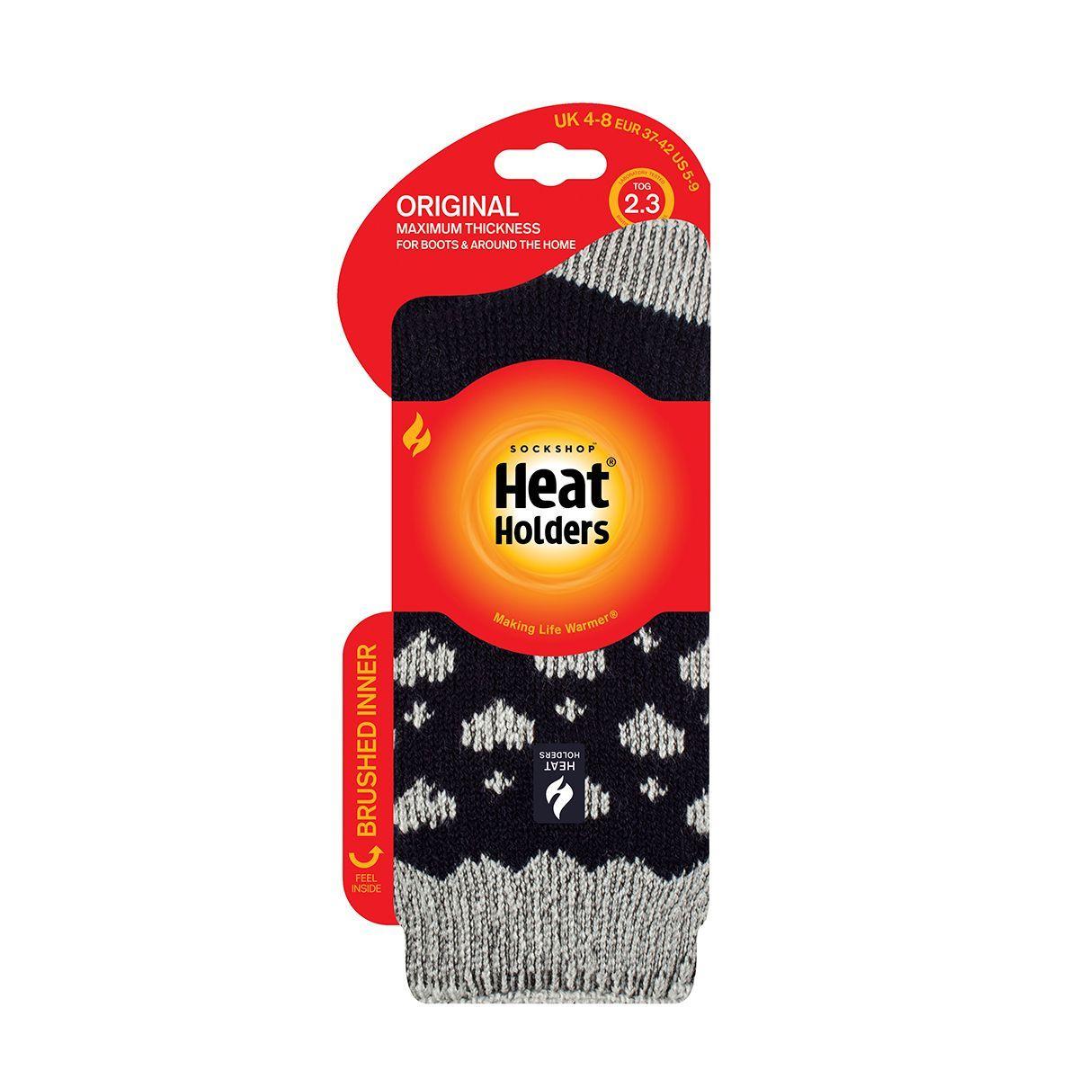 Calcetín Original Jacquard Azul Heat Holders-2