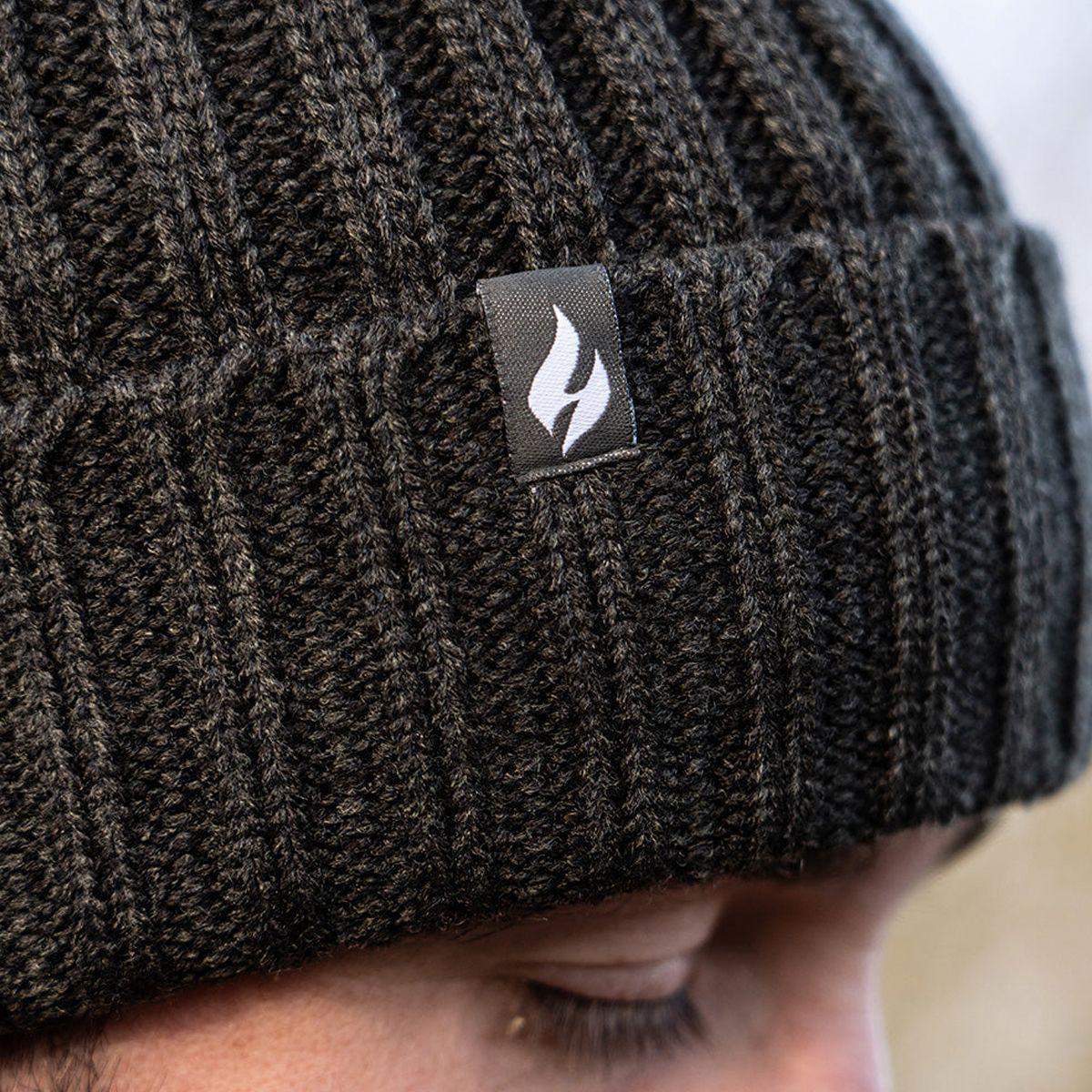 Gorro Con Vueta Lawson Verde Musgo Heat Holders-2