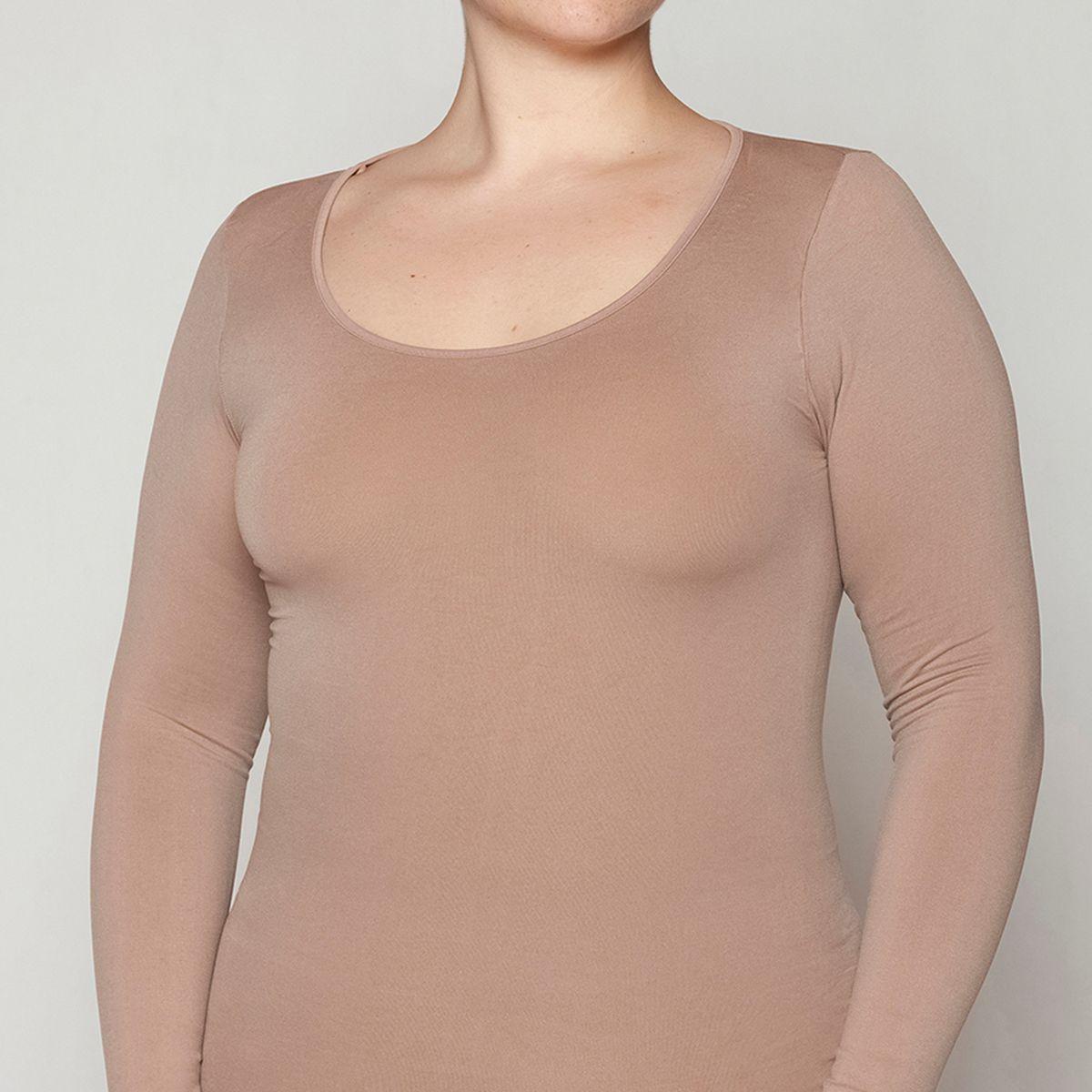 Polera Esencial Manga Larga Nude Monarch-3
