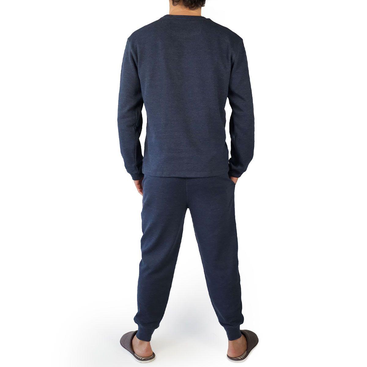 Pijama Térmico Hombre Azul Heat Holders-1