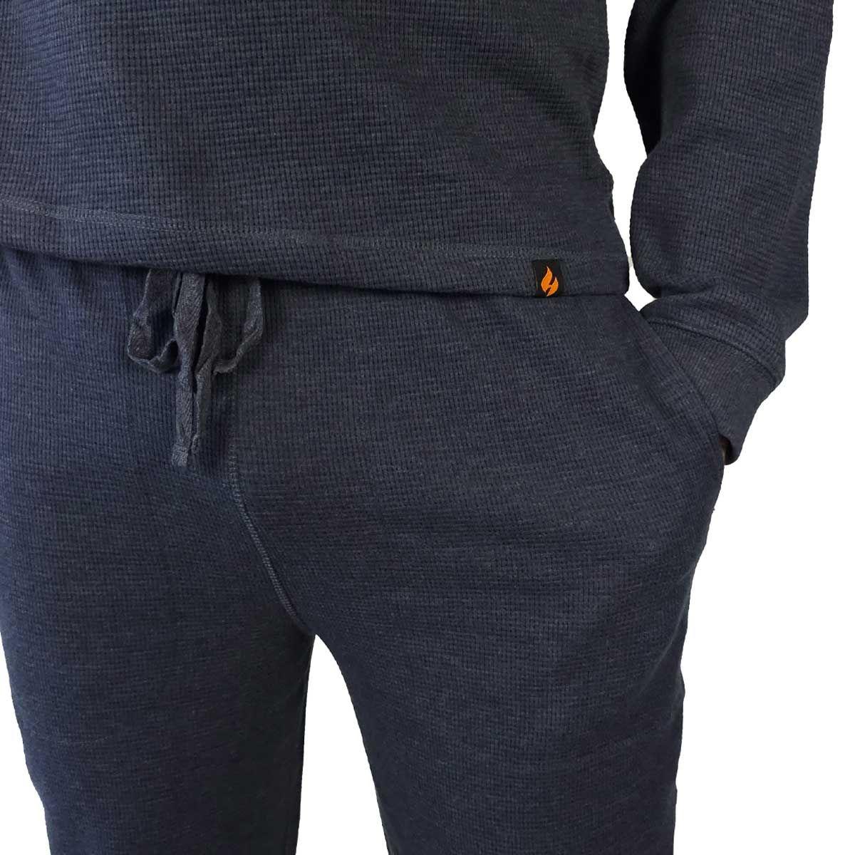 Pijama Térmico Hombre Azul Heat Holders-3