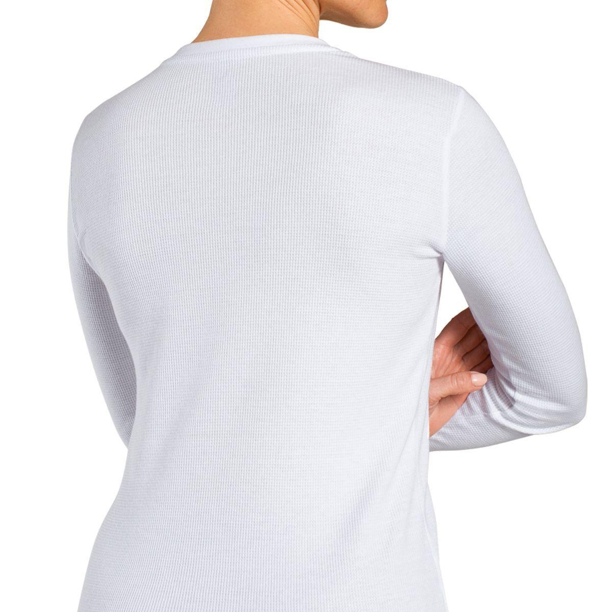 Camiseta Termica Micropanal Cuello V Blanco Monarch-2