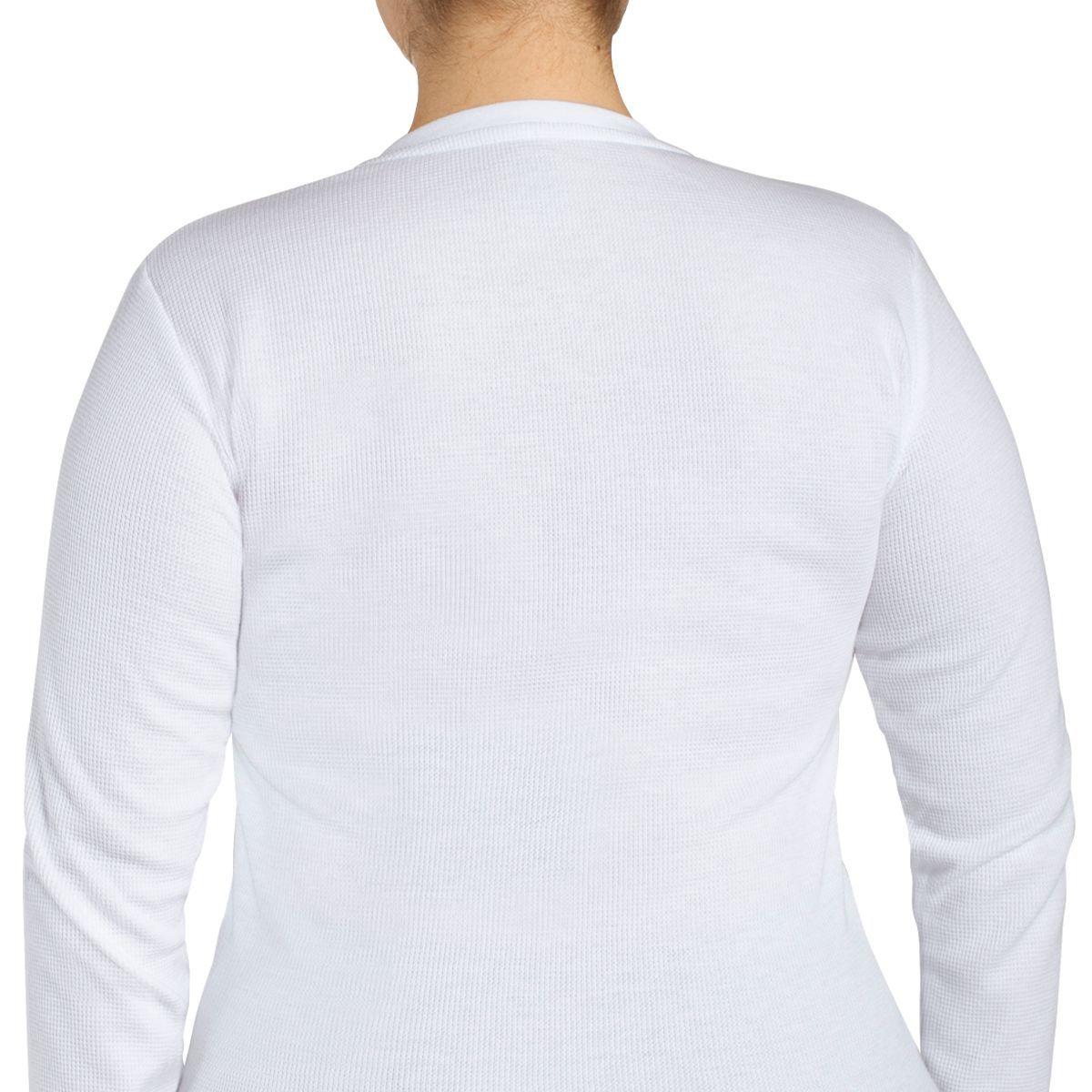 Camiseta Termica Micropanal Cuello V Blanco Monarch-5