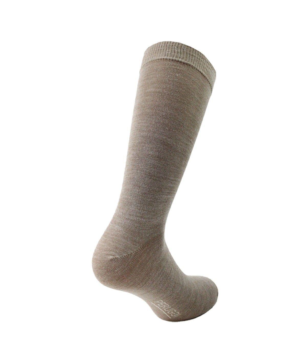 Calcetín Lana Merino Liso Peruggi-1
