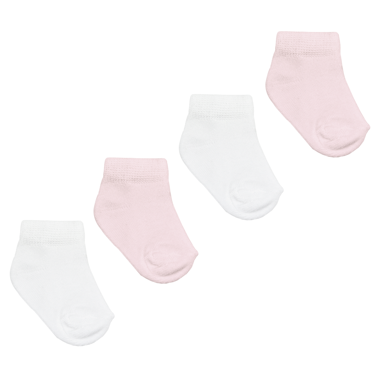 CUATRIPACK CALCETIN  BAMBOO PALETA Rosa-0
