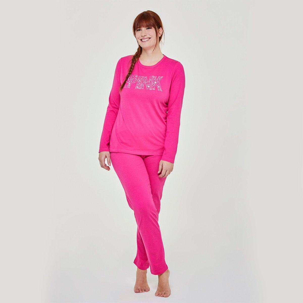 Pijama Algodón Verbena Fucsia Pompea-0