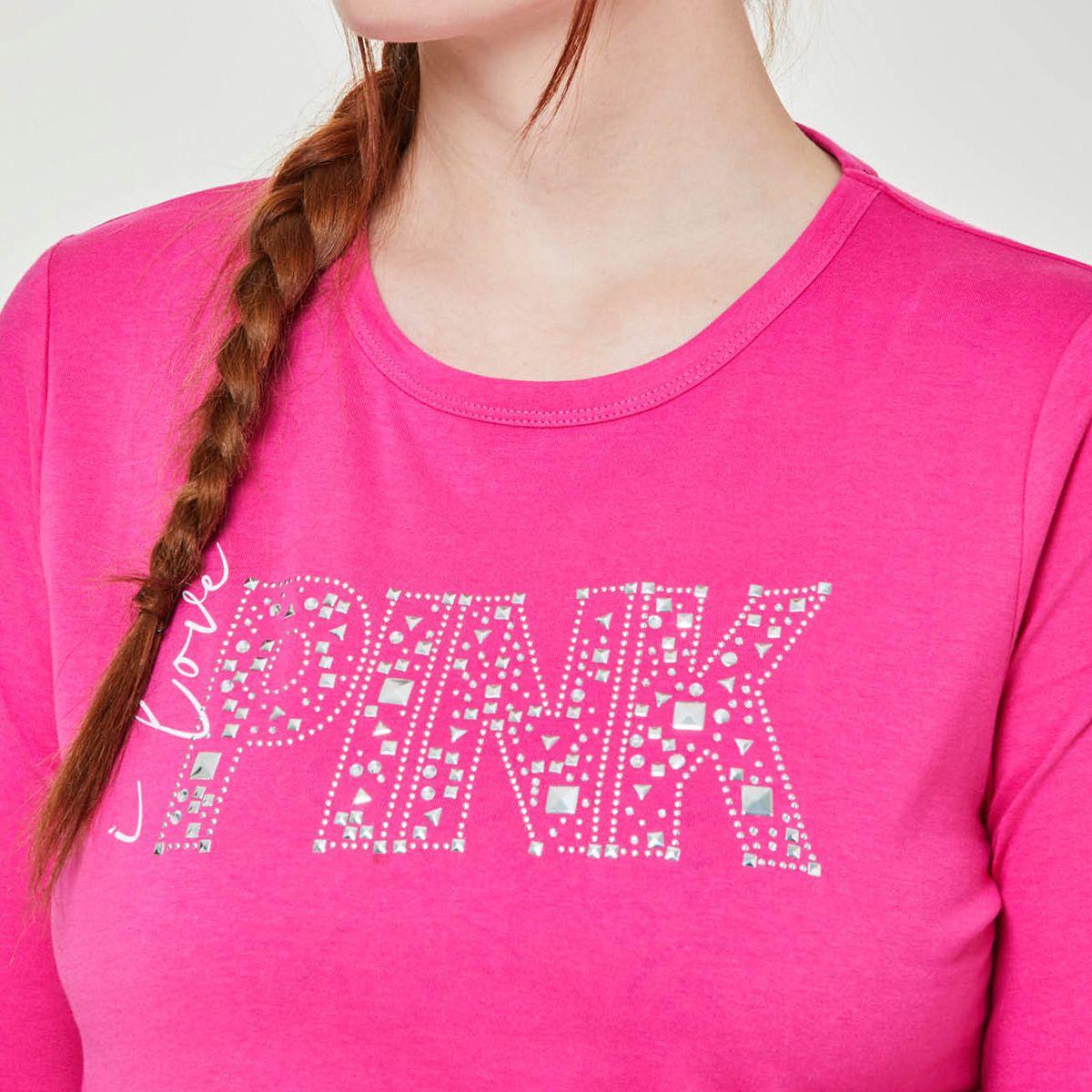 Pijama Algodón Verbena Fucsia Pompea-3