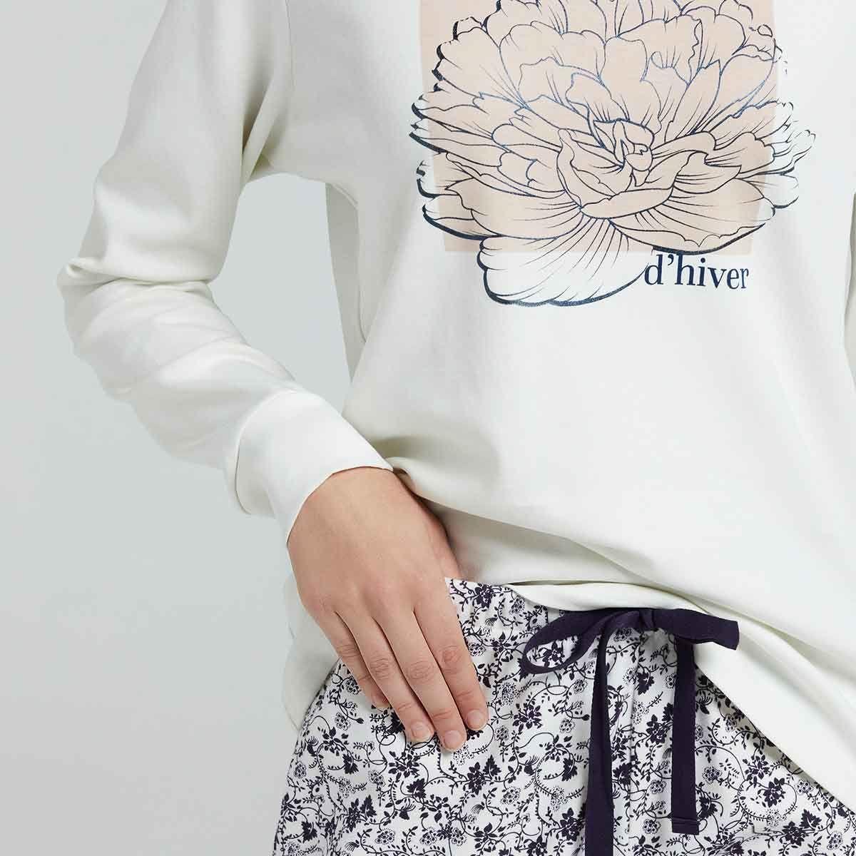 Pijama Meissa Blanco Pompea-3