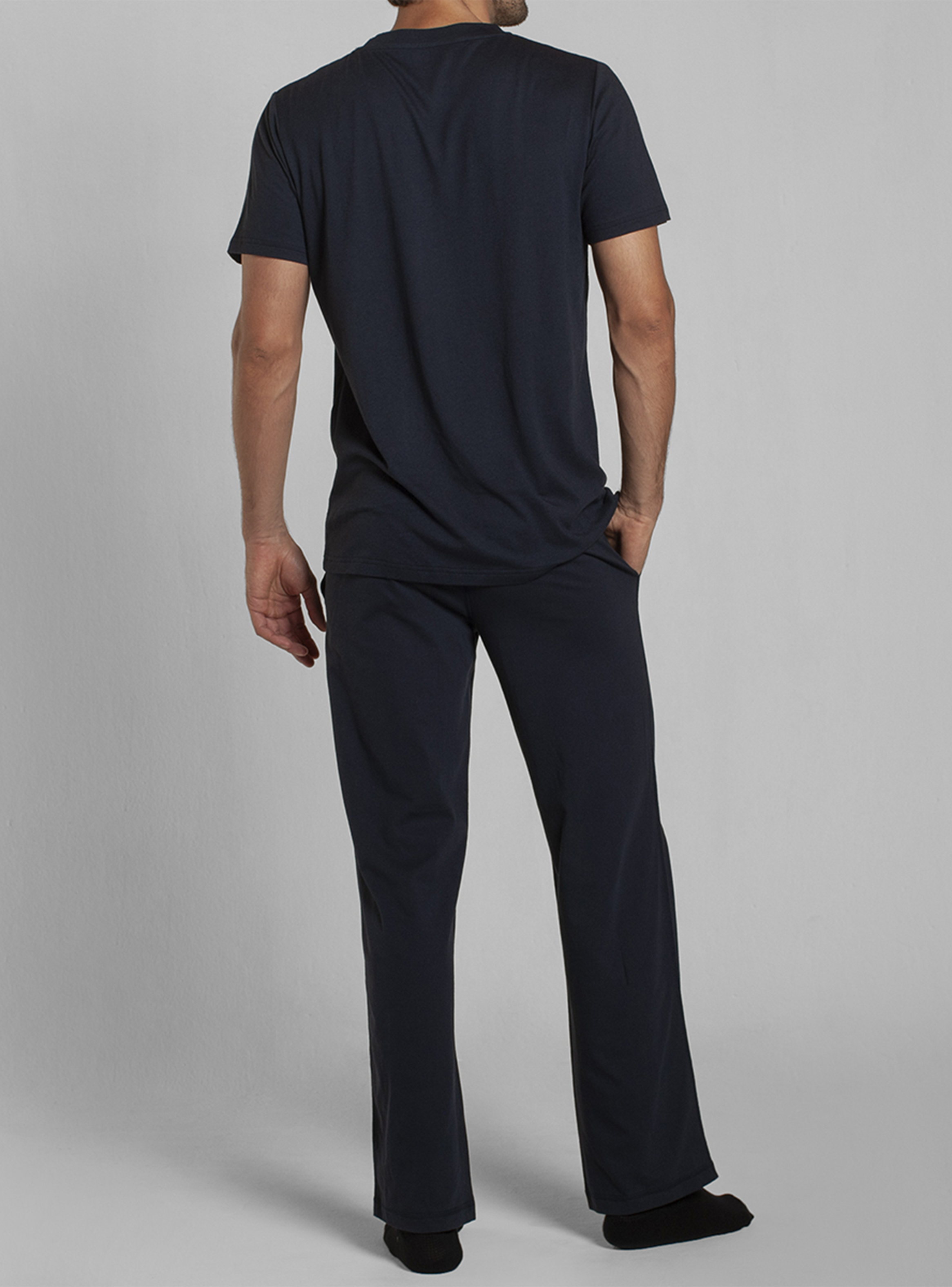 Pijama Algodón/Modal Lazo Hombre Monarch-2