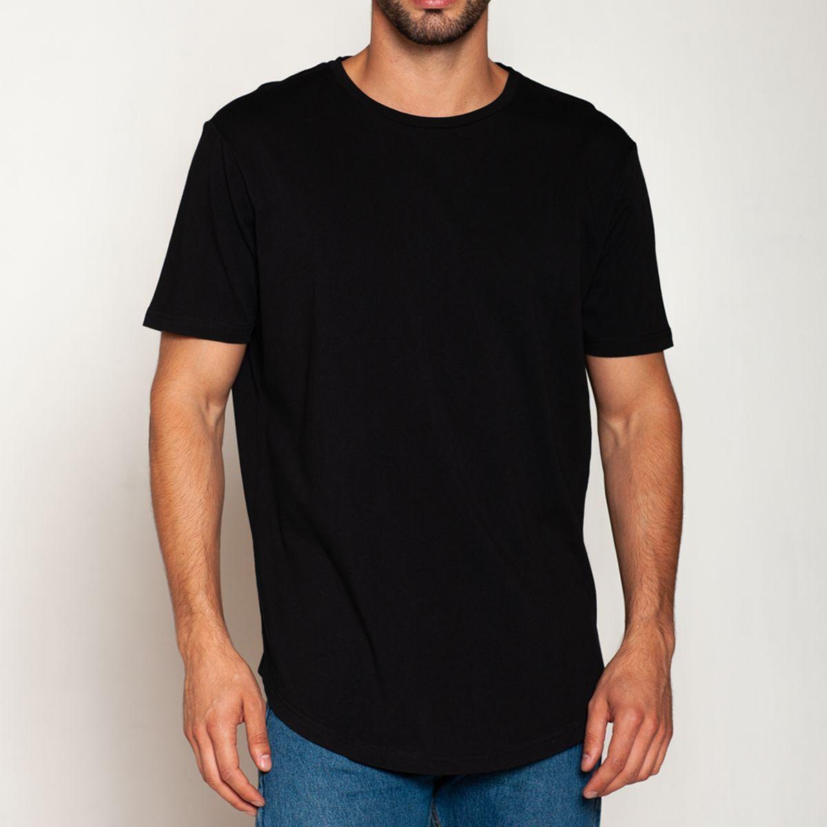 Polera Algodón Regular Fit Negro Tais-0