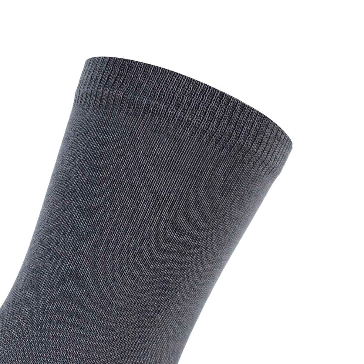 2 Pares Calcetín Hilo Diseño Largo 2/4 Plomo-3