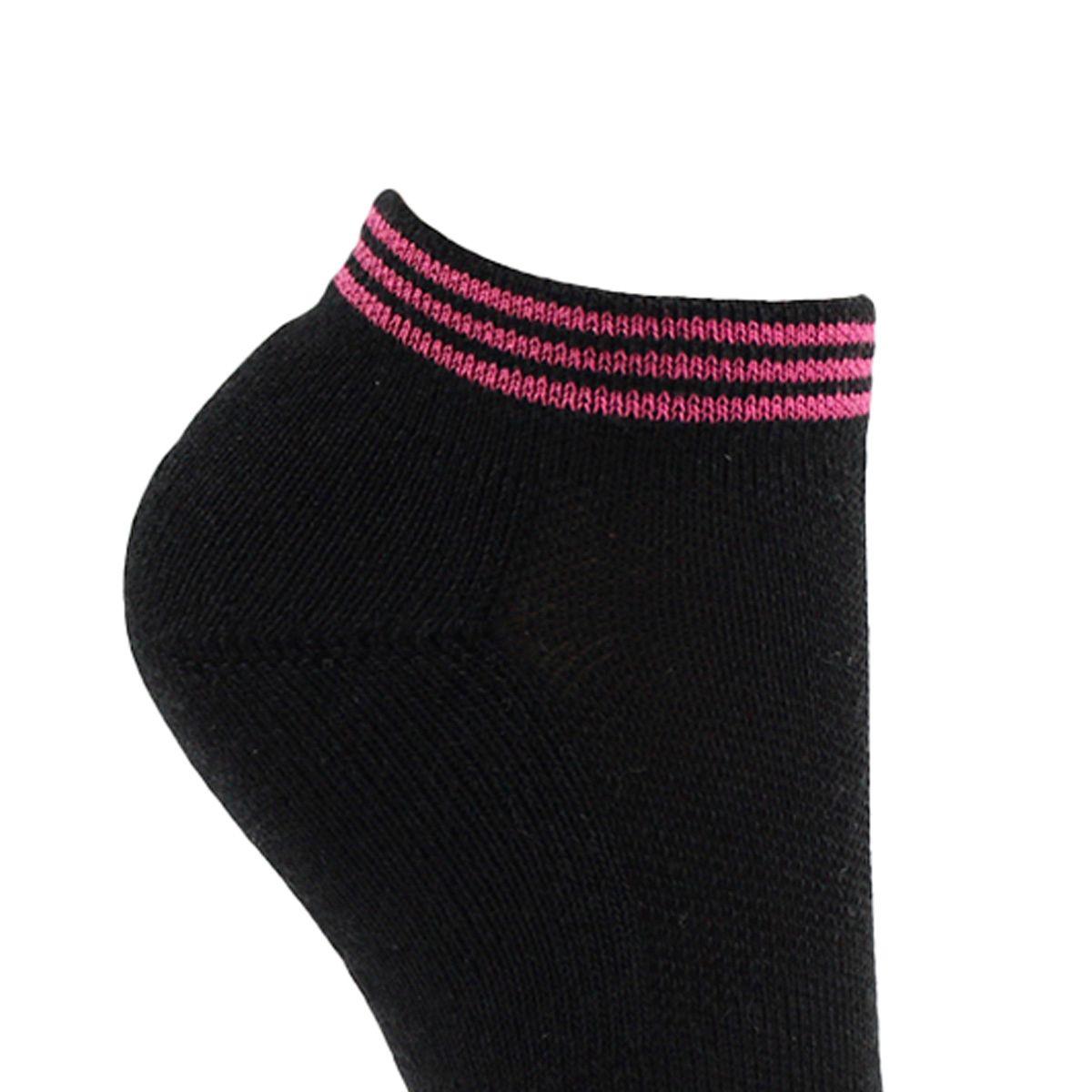 2 Pares Calcetín Bamboo Rayas Largo 0/4 Negro-3