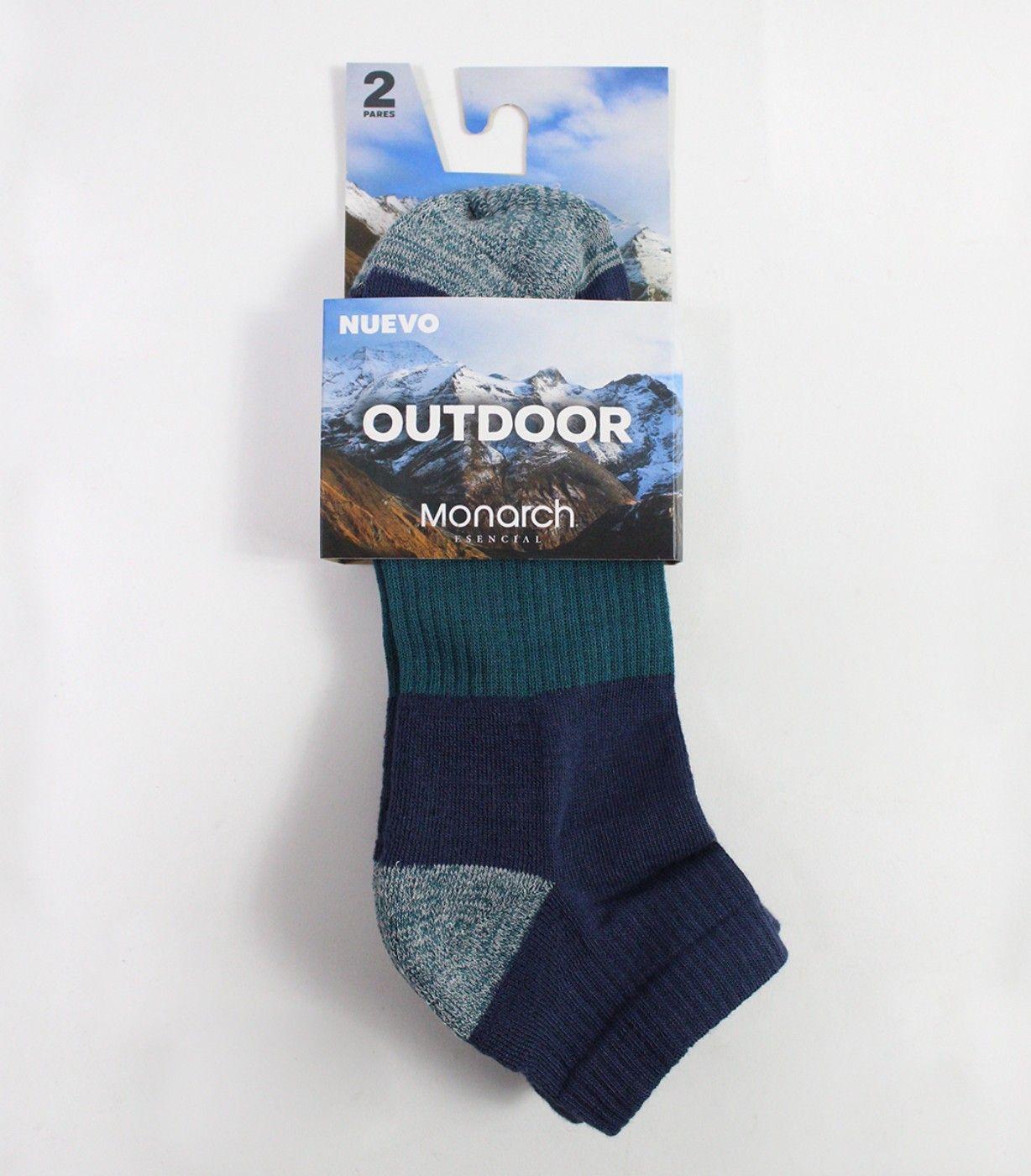 2 Pares Calcetín Outdoor Bamboo + Coolmax 04 Monarch-2