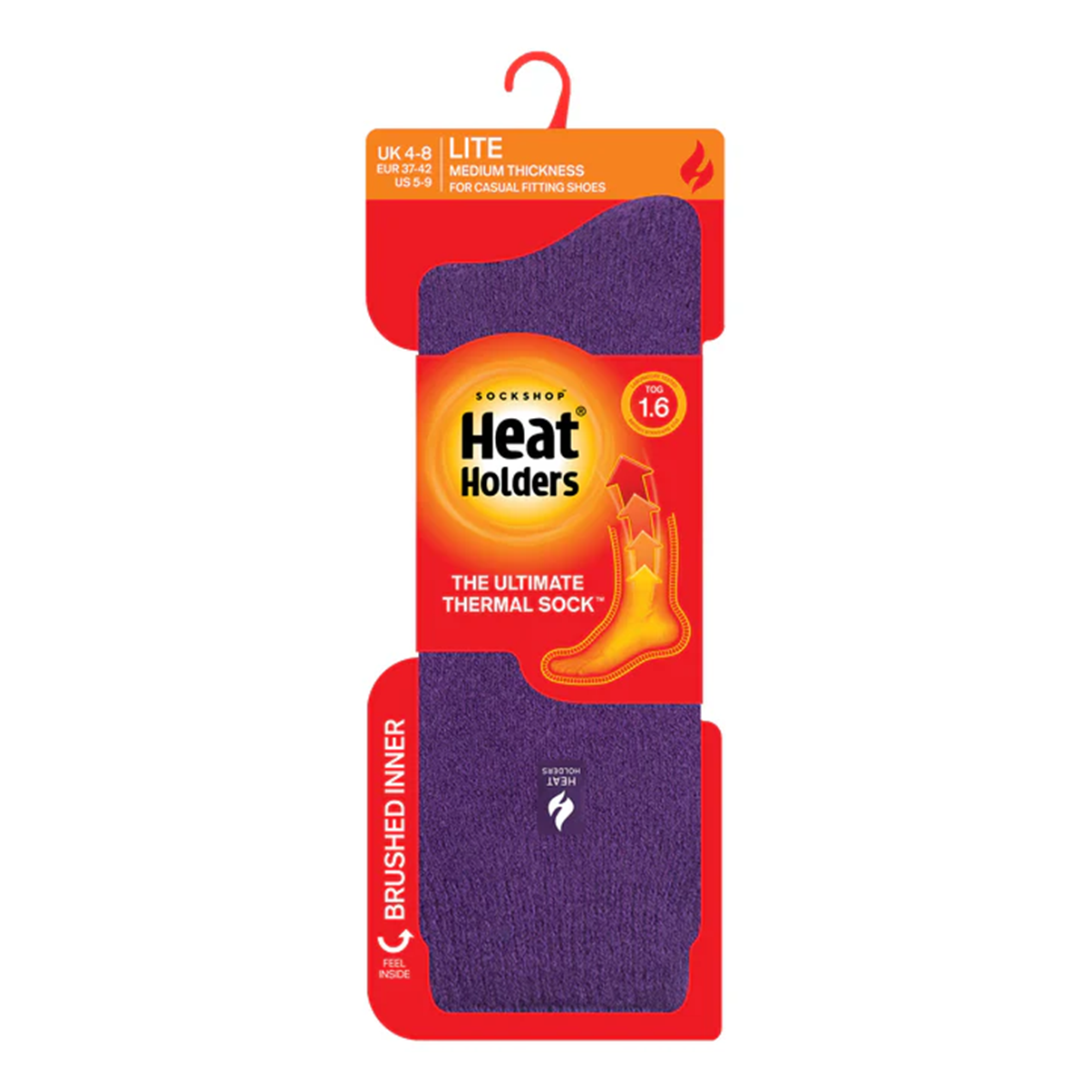 Calcetin Lite Heat Holders Púrpura-1