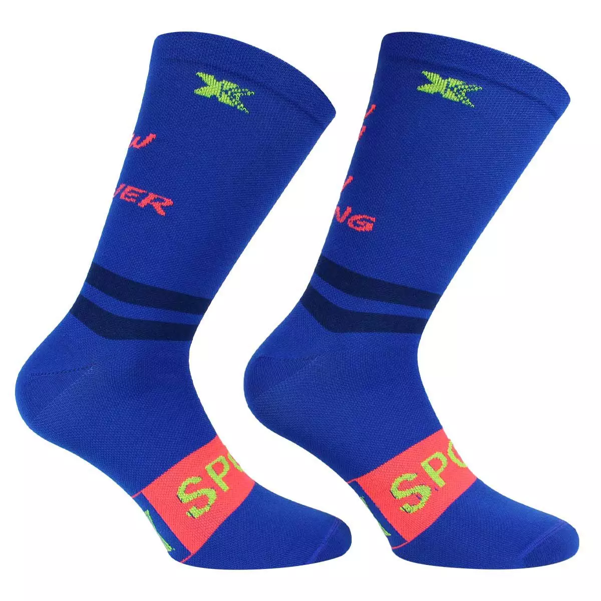 Calcetín Sport Xpert 3/4 Horizontal - Azulino-0