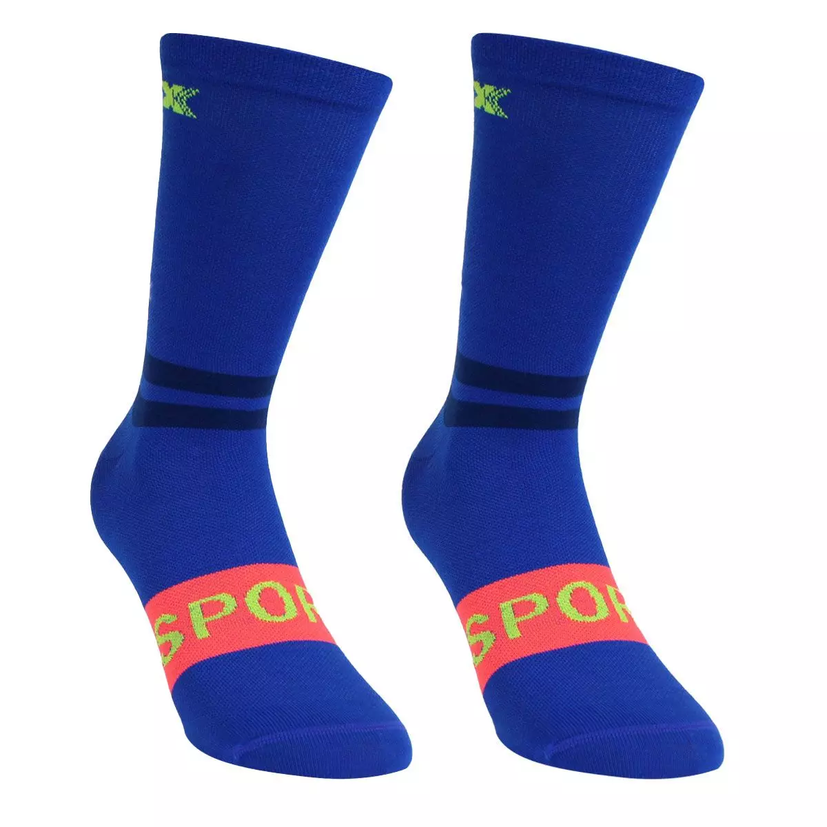 Calcetín Sport Xpert 3/4 Horizontal - Azulino-2