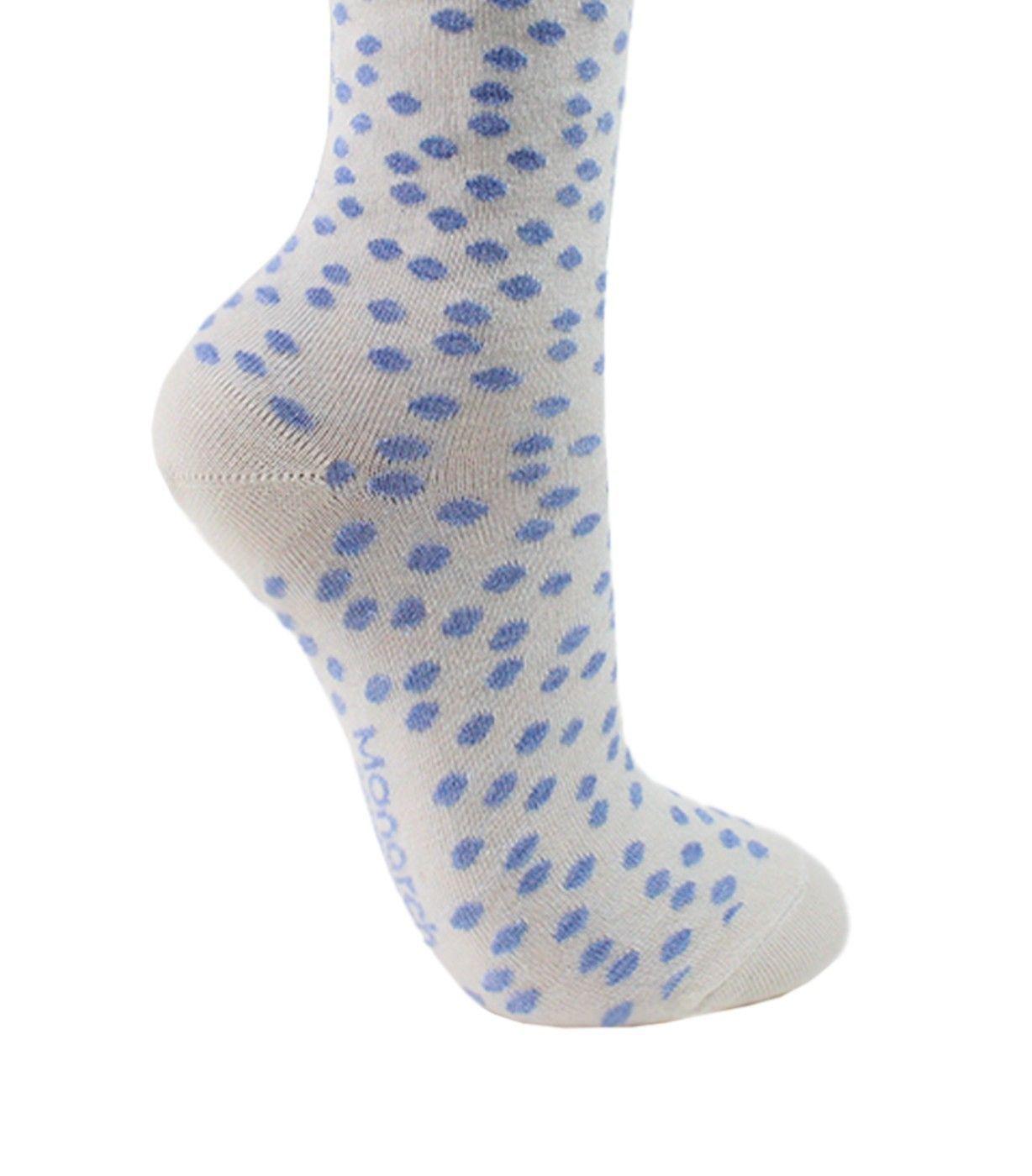 2 Pares Calcetín Bamboo Lunares Monarch-2