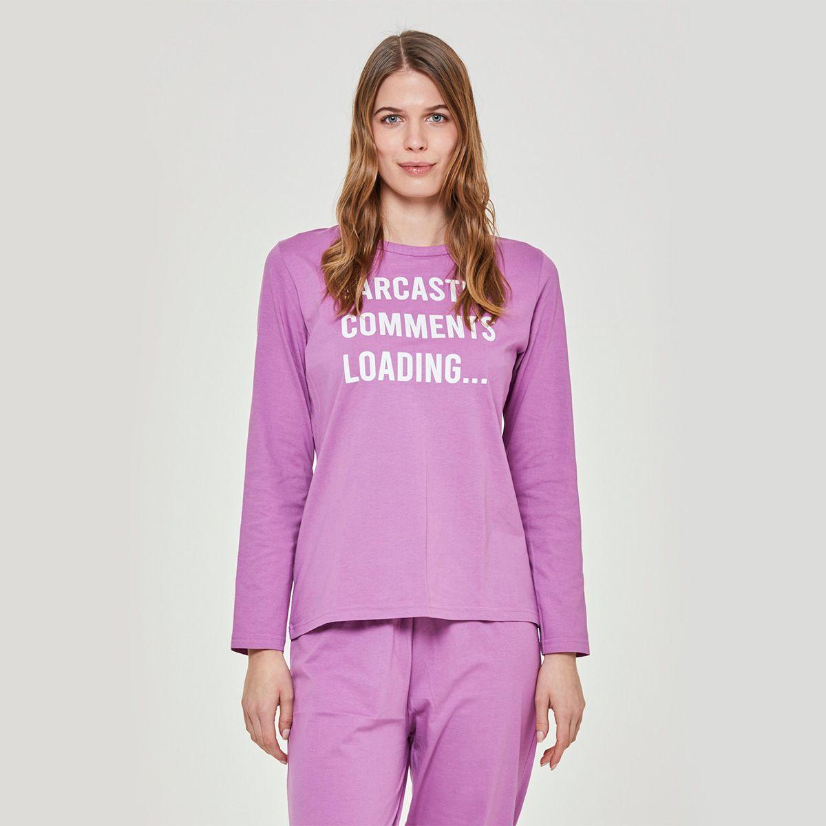 Pijama Algodón Verbena Rosado Pompea-2