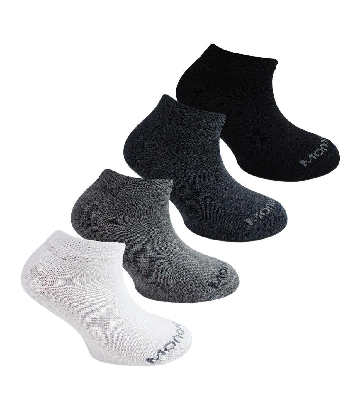 4 Pares Calcetín Basic Infantil Bamboo Monarch-0