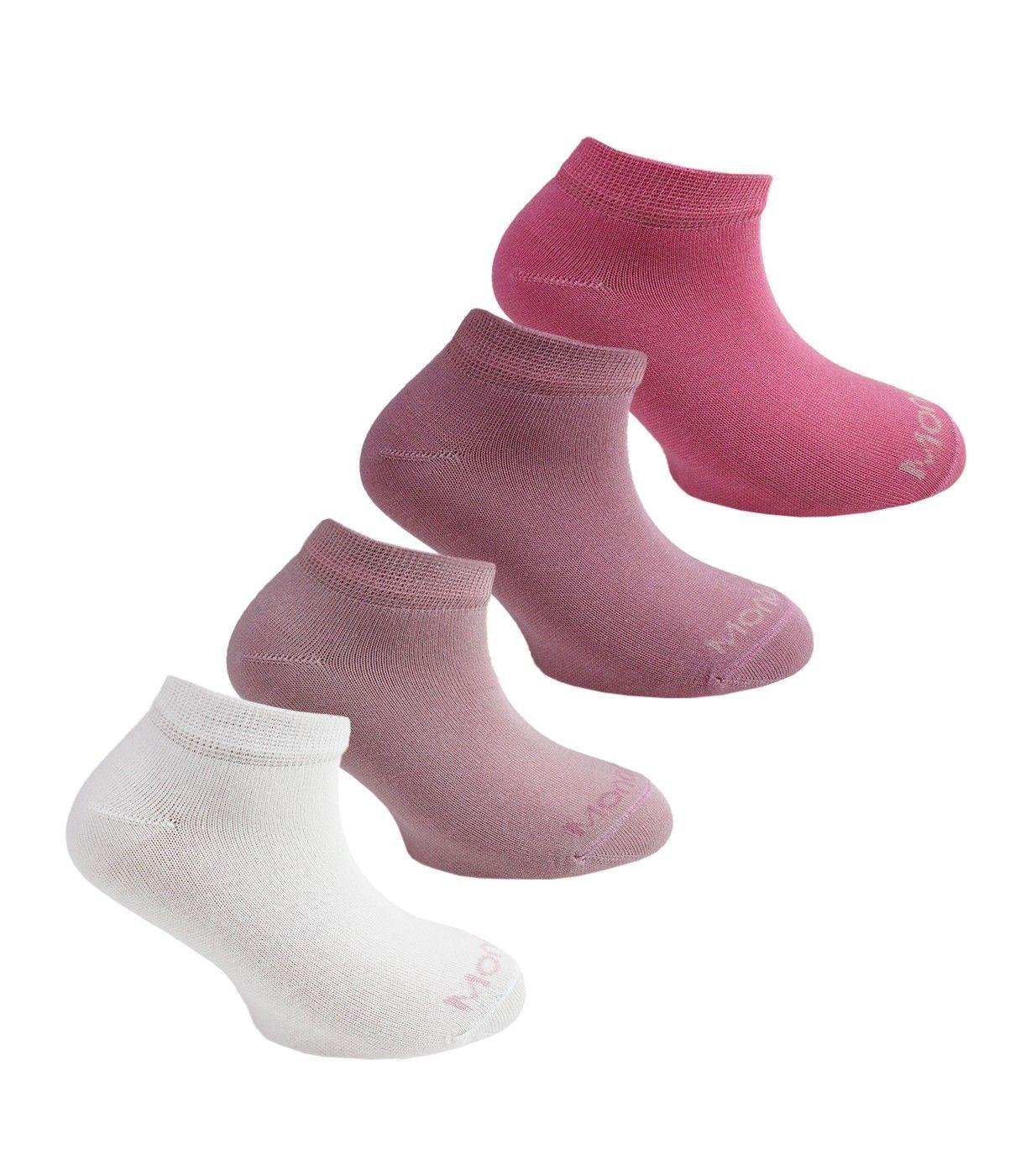 4 Pares Calcetín Basic Infantil Bamboo Monarch-0