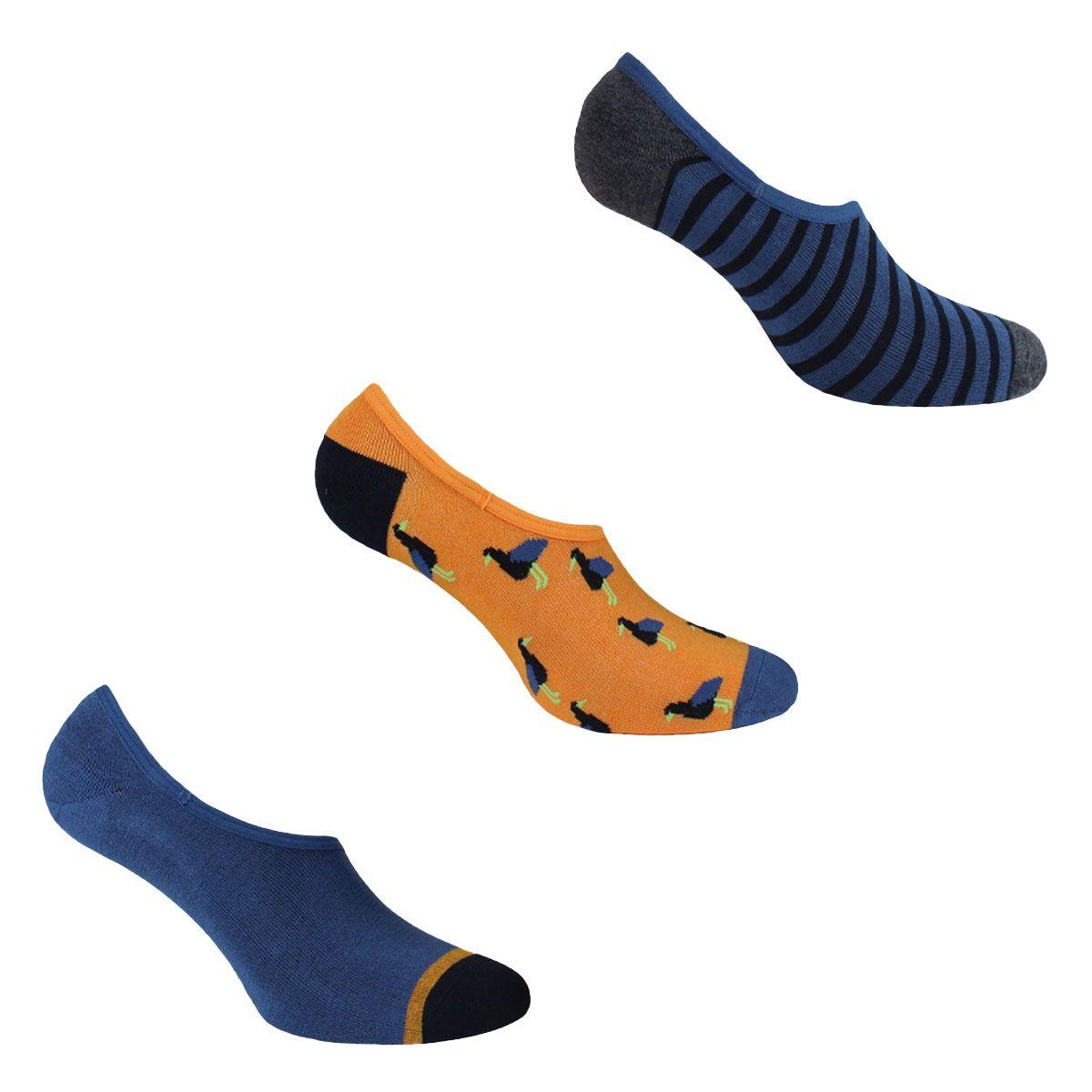 3 Pares Calcetines Bamboo Invisible Gaviotas-0