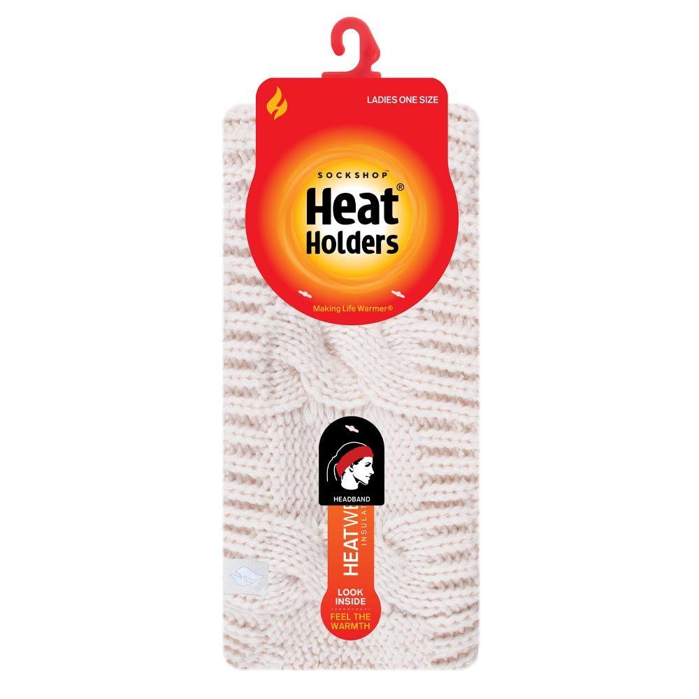 Headband Cintillo Heat Holders Crema-0