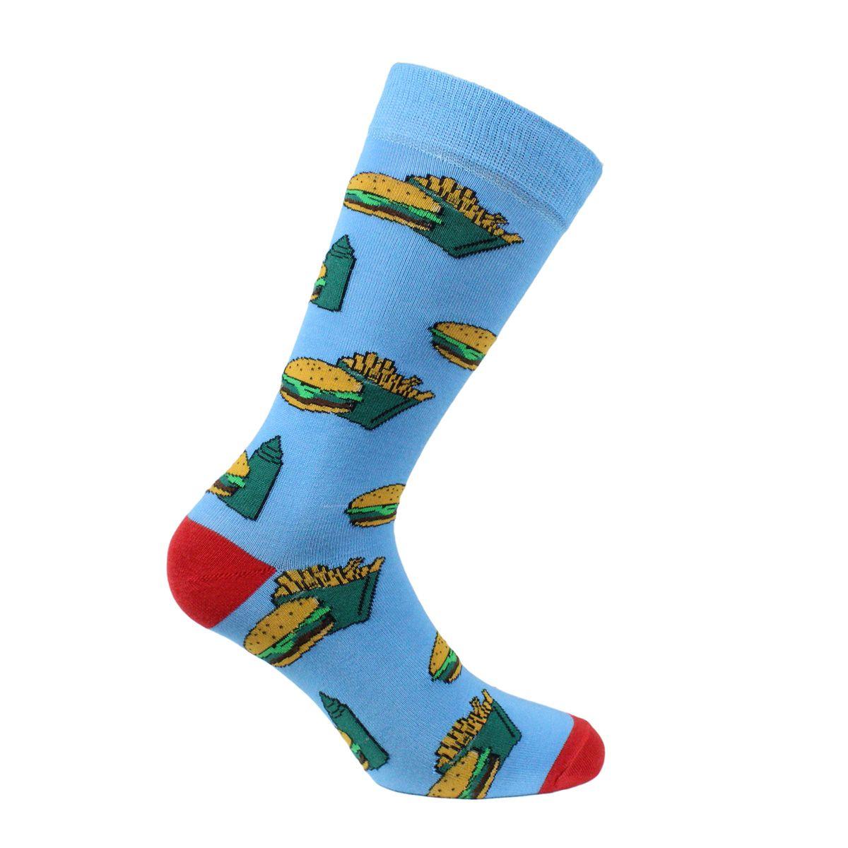 Calcetin Bamboo Diseño Hamburguesa Hawai-0